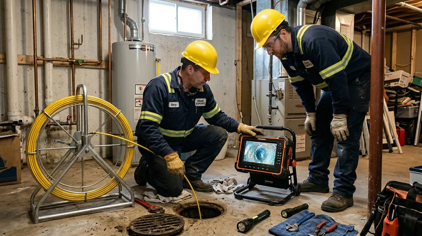 Expert sewer line repair and camera inspection van for an Oakville home