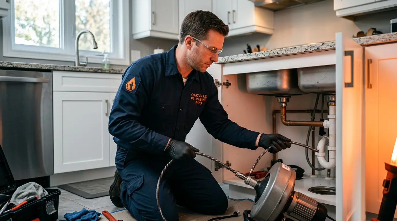 Professional drain cleaning and rooter services for Oakville homeowners.