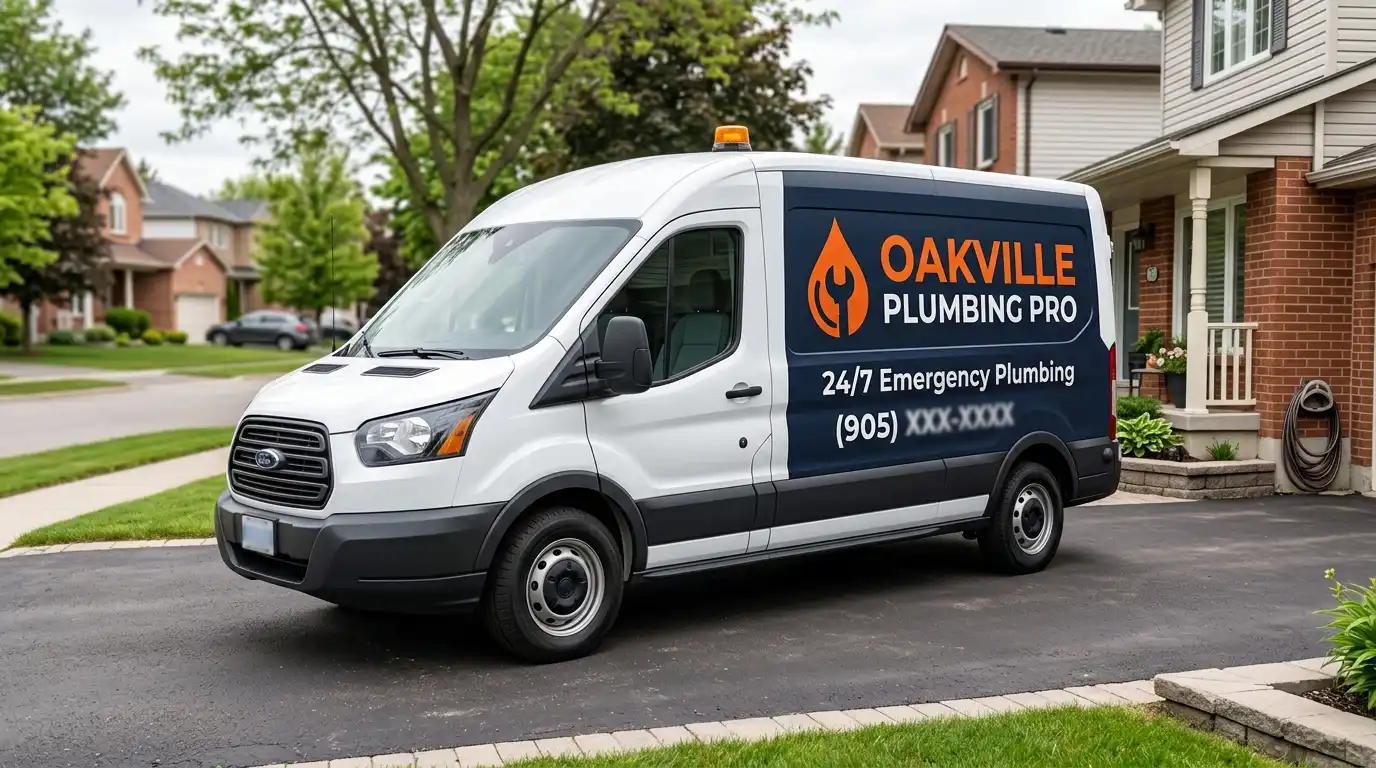  Oakville Plumbing Pro emergency plumber van serving Oakville, Ontario neighborhoods