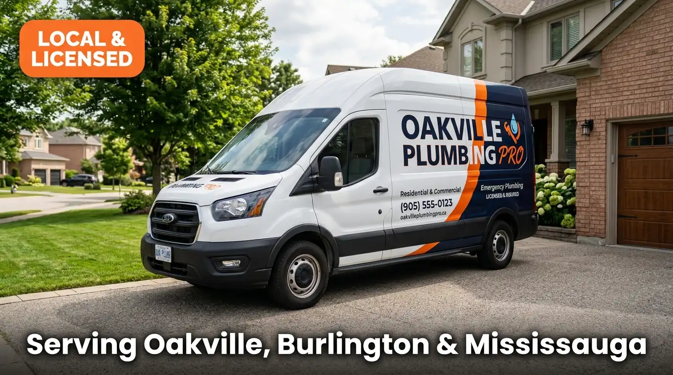 Oakville Plumbing Pro service van — local licensed plumbing repair